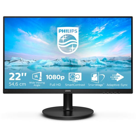 Philips Monitor 22" Led Full Hdmultimediale Vga/hdmi 221v8a