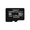 Memoria MicroSDHC 32 Gb Kingston Canvas Select Plus - Transflash 32 Gb - Class10 - Con Adattatore (SDCS/32GB)