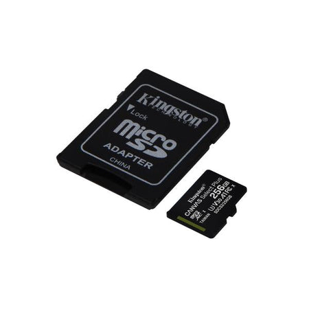 Memoria MicroSDXC 256 Gb Kingston Canvas Select Plus - Transflash 256 Gb - Class10 - Con Adattatore (SDCS2/256GB)