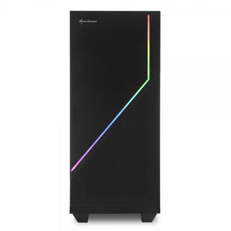 SHARKOON CASE RGB FLOW, ATX, 7 SLOTS EXPANSION, 2 USB 3.0, 1 USB 2.0DRIVE BAY DA 2,5"/3,5"