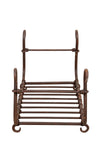 Biscottini Portalegna in ferro battuto lavorato a mano L92XPR45XH44 cm Comodo pratico