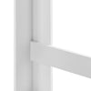 Tavolo Snack da Cucina Soggiorno Bar 3 Ripiani Legno 110x50 H 103 cm Bianco