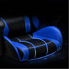 Sedia Poltrona Gaming Ufficio Scrivania Gioco Reclinabile 150° Girevole 2cuscini Blu