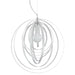 Lampadario moderno Ideal Lux DISCO SP1 103723 114262 E27 LED metallo sospensione