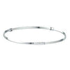 Elements - bracciale Argento bianco misura s