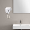 Asciugacapelli a Parete Phon Hotel B&B Asciuga Capelli Bagno 1100W Bianco