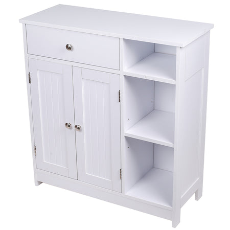 Mobile in Legno 75x30 H 80cm Bagno Camera Ingresso Salvaspazio 2 Ante 1 Cassetto