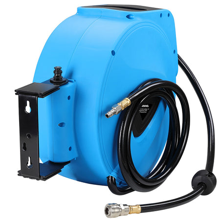 Avvolgitubo Aria Compressa ABS Tubo pvc 20mt Attacco 1/4 Riavvolgimento automatico