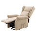 Poltrona Motorizzata Alza Persona Recliner Telecomando Poggia Testa Laterale Beige
