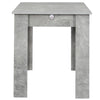 Tavolo in Legno Cucina 70x110 cm H 78 cm Allungabile fino a 70x150 cm Cemento