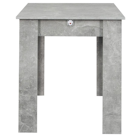 Tavolo in Legno Cucina 70x110 cm H 78 cm Allungabile fino a 70x150 cm Cemento