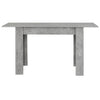 Tavolo in Legno Cucina 70x110 cm H 78 cm Allungabile fino a 70x150 cm Cemento