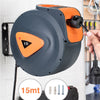 Prolunga Avvolgicavo Elettrico 15mt Presa Shucko Riavvolgimento automatico Freno