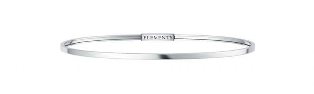 Elements - bracciale Argento bianco misura s