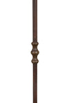 Biscottini Candeliere a piantana in ferro battuto lavorato a mano finitura L50XPR50XH185 cm