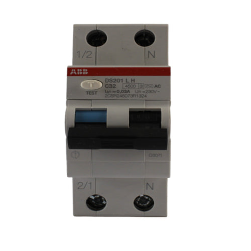 Interruttore magnetotermico differenziale classe AC 1P+N 0,03 32A curva C 4,5kA ABB