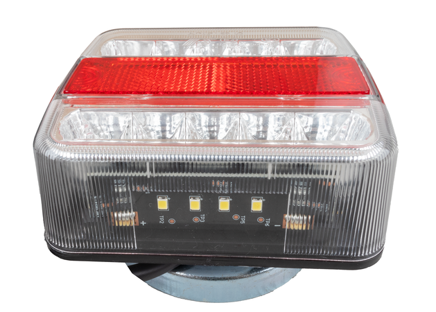 Kit luci con fanali a LED magnetico 12V cavo 7,5m + 2,5m tra fanali