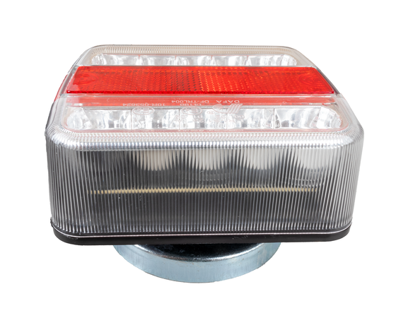 Kit luci con fanali a LED magnetico 12V cavo 7,5m + 2,5m tra fanali