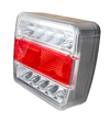 Kit luci con fanali a LED magnetico 12V cavo 7,5m + 2,5m tra fanali