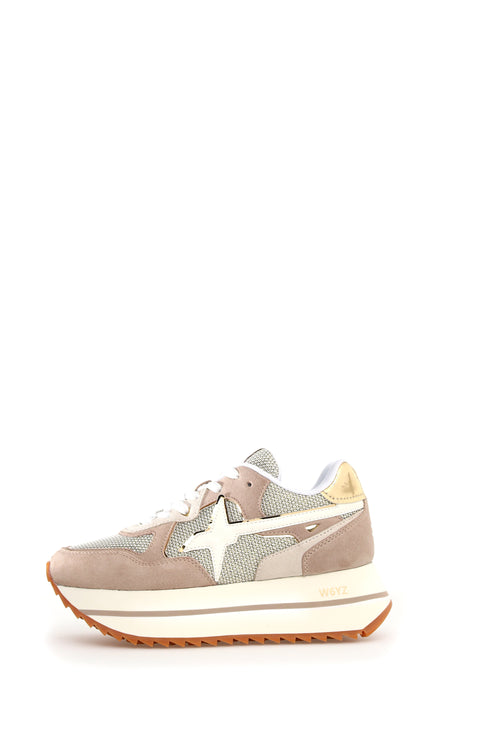 W6yz scarpe donna modello Deva  Sneakers in suede e tessuto tecnico