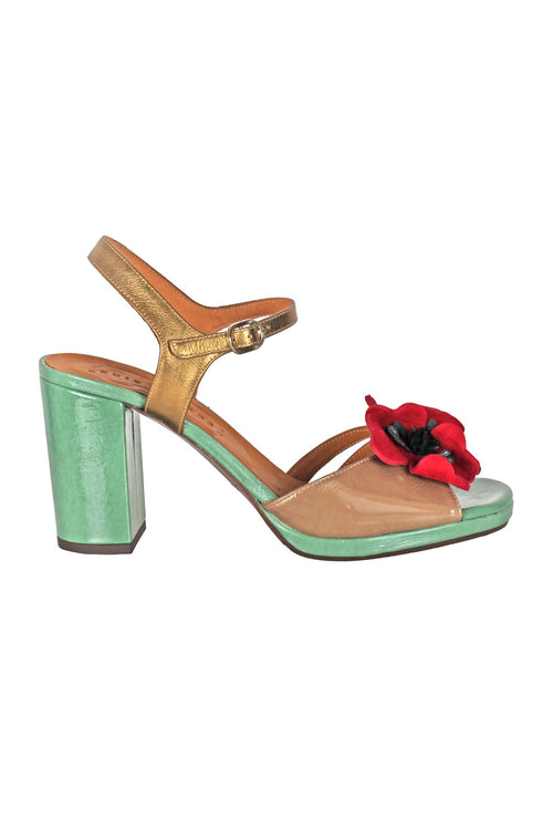 CHIE MIHARA Chie Mihara - Sandali - 451137 - Verde/Oro da donna