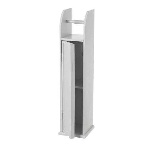 Mobiletto 1 Anta con Portarotolo per Bagno 18x20 H 78cm Salvaspazio Casa Lavoro