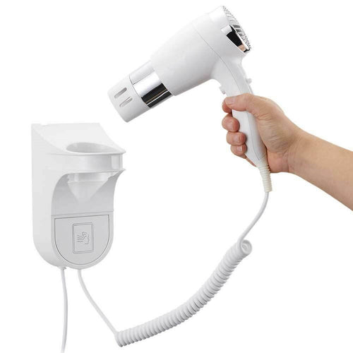 Asciugacapelli a Parete Muro 1600W Casa Hotel B&B Phon Asciuga Capelli 2Velocità