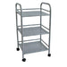 Carrello Multiuso in Metallo Verniciato Grigio Bagno Cucina Parrucchiere Estetista