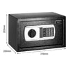 Cassaforte Muro Numerica Digitale Elettronica 31x20 H20 cm Casa Hotel B&B  Nero