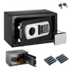 Cassaforte Muro Numerica Digitale Elettronica 31x20 H20 cm Casa Hotel B&B  Nero