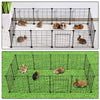 Recinto Cancelletto Animali Piccola Taglia 420cm 12 Moduli da 35xH35cm Nero