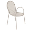 INDEX - set tavolo da giardino 80x80 compreso di 2 poltrone in ferro Tortora