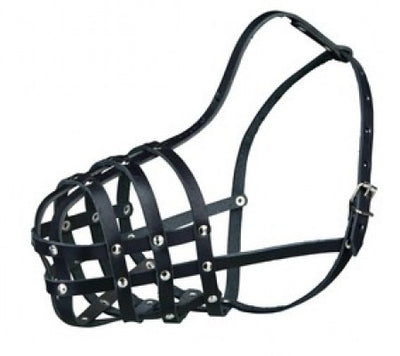 Museruola Julius-K9 in Cuoio per Cani