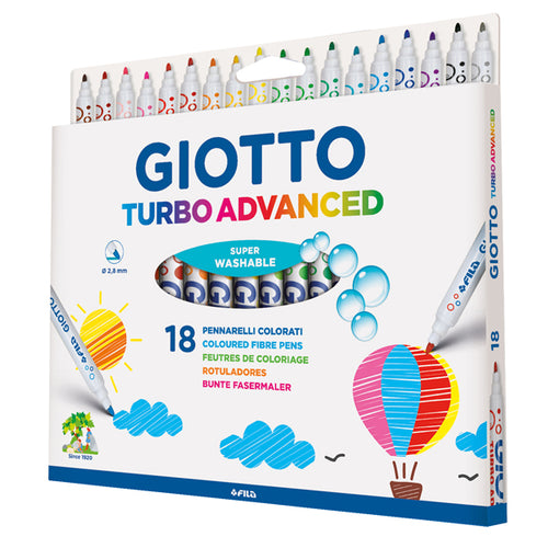 Astuccio 18 Pennarelli Giotto Turbo Advanced