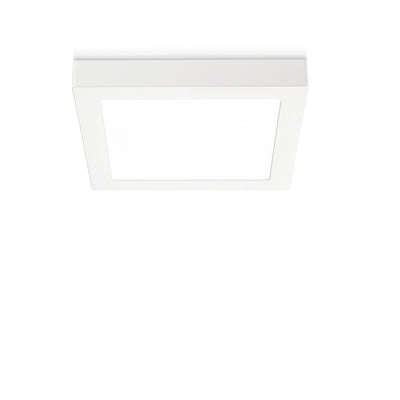 Plafoniera quadrata Gea Led SHAM Q GFA764 12W LED 220V termoplastica lampada soffitto moderna interno