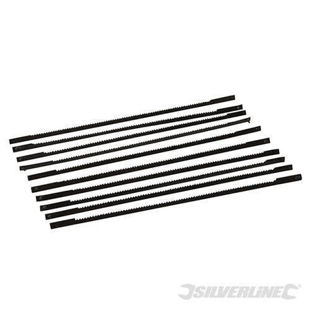 Lame per sega a svolgere in acciaio 130mm Silverline 10 p.zi Silverline