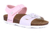 Sandali bambina dal 26 al 35 rosa glicine Grunland