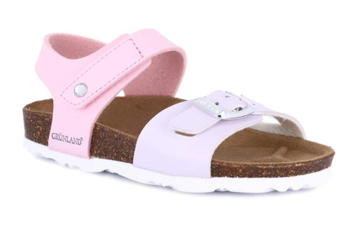 Sandali bambina dal 26 al 35 rosa glicine Grunland