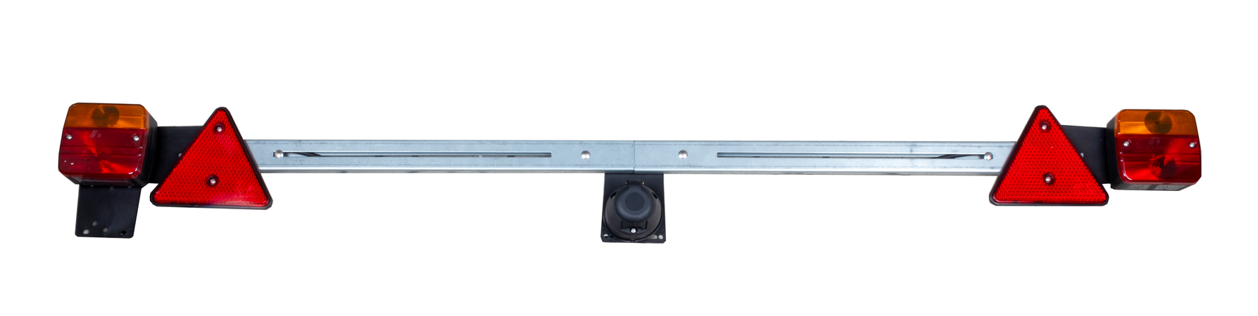 Barra con fanali posteriori lunghezza regolabile 1,4-2,1m