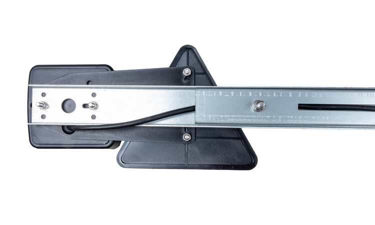 Barra con fanali posteriori lunghezza regolabile 1,4-2,1m