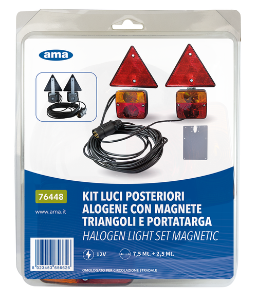 Kit magnetico posteriore 7/2,5m