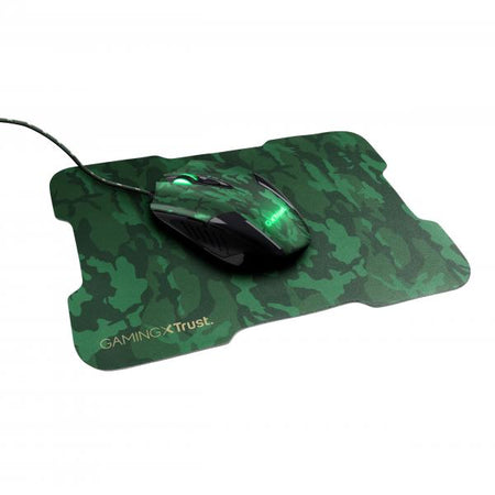 Trust Mouse Gaming Ottico Rixa Camo Usb Led Con Pad 23611
