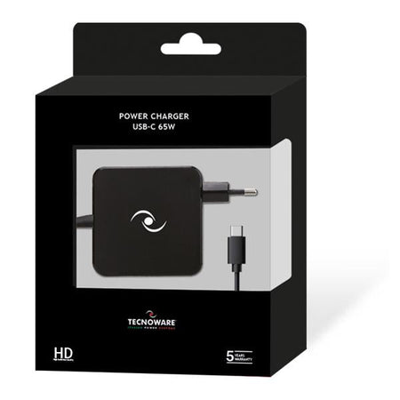 POWER CHARGER USB-C 65W BLACK COLOR