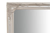 Biscottini Specchio Specchiera da parete e appendere verticale/orizzontale L35xPR4xH82 cm finitura argento anticato