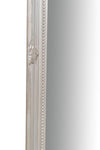 Biscottini Specchio Specchiera da parete e appendere verticale/orizzontale L35xPR4xH82 cm finitura argento anticato