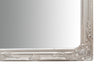 Biscottini Specchio Specchiera da parete e appendere verticale/orizzontale L35xPR4xH82 cm finitura argento anticato