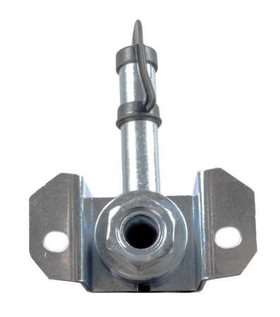 Piantone per lampeggiante con staffa laterale inclinabile