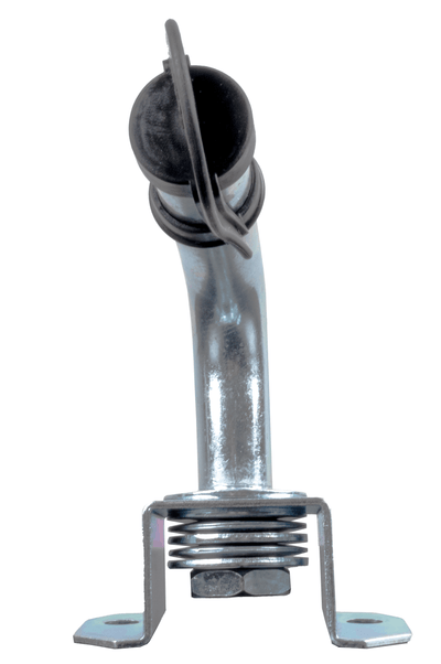 Piantone per lampeggiante con staffa laterale inclinabile