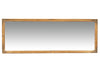 Biscottini Specchio Specchiera da parete e appendere verticale/orizzontale L50xPR4xH140 cm finitura foglia oro anticato