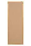 Biscottini Specchio Specchiera da parete e appendere verticale/orizzontale L50xPR4xH140 cm finitura foglia oro anticato